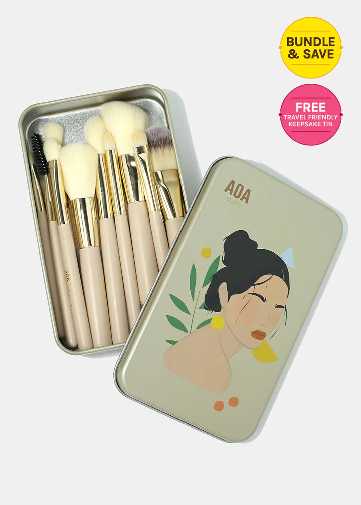 AOA Petite Brush Set + Keepsake Tin
