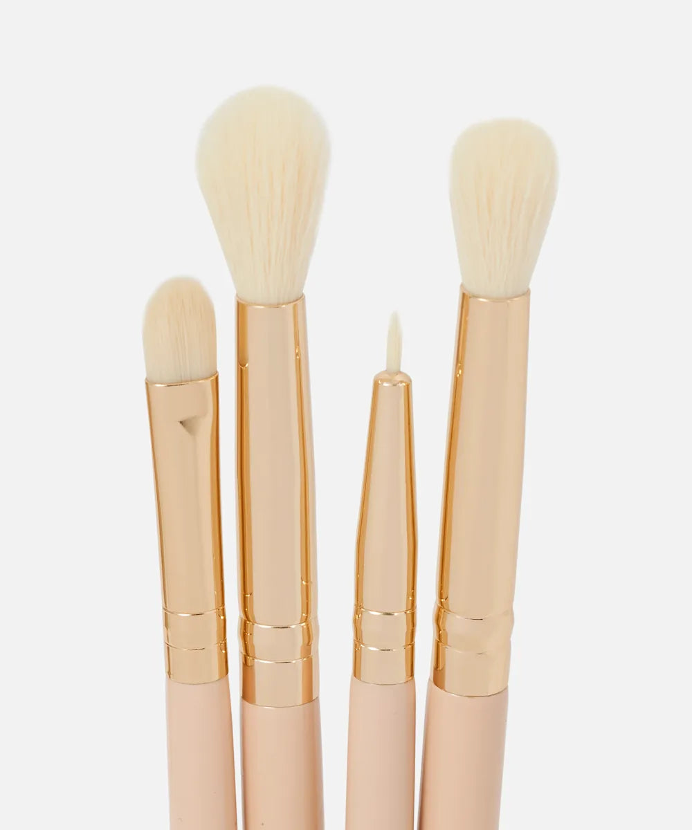 Travel Series 7 Piece Face & Eye Brush Set with Bag