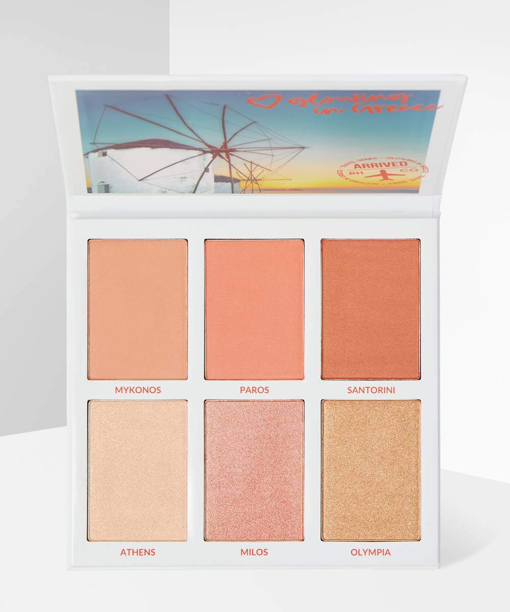 Glowing in Greece Blush & Highlighter Palette