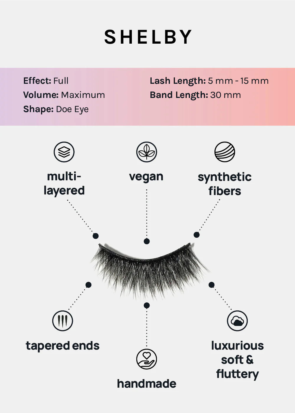 Lashes 3D Faux Mink Shelby
