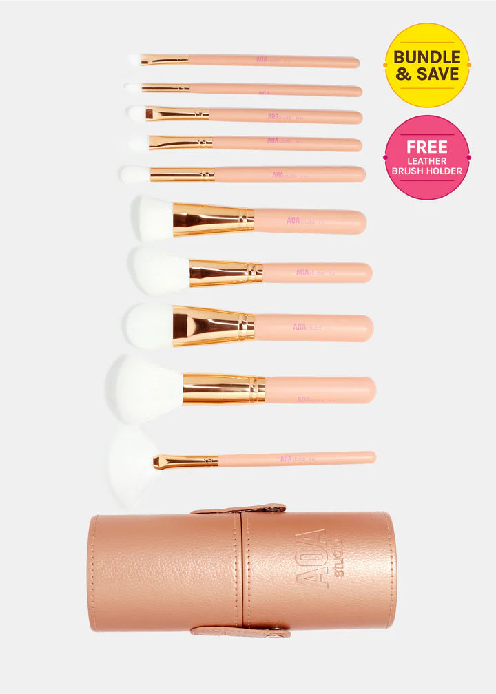 Paw Paw Rose Gold Brush Set
