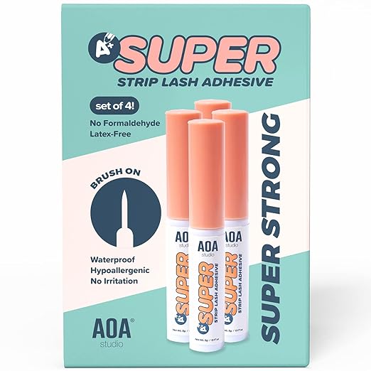 Strip lash glue clear