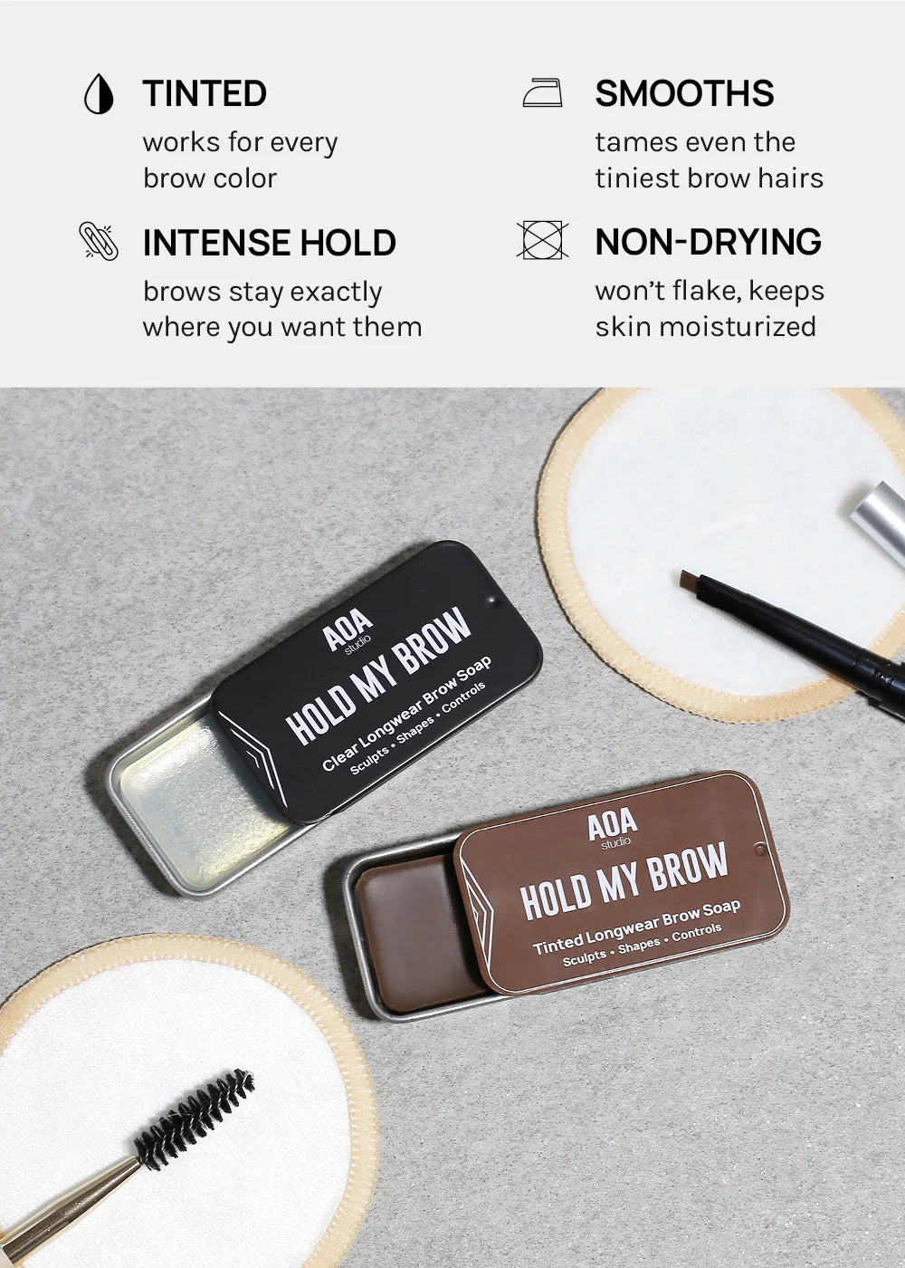 AOA Hold My Brow Soap