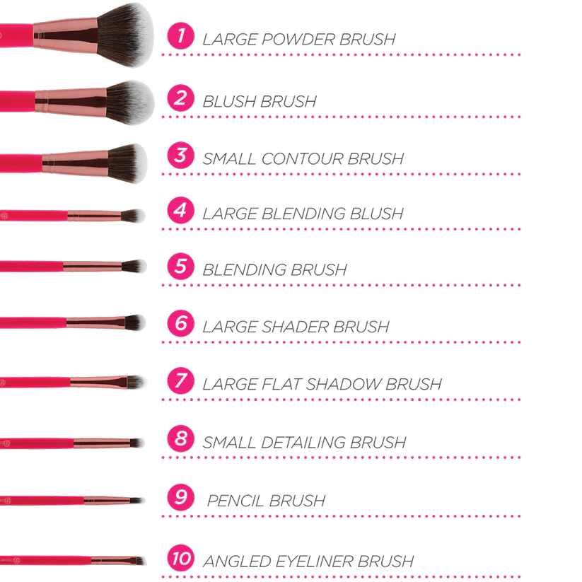 Bombshell Beauty Brush Set