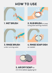 Paw Paw: Brush Cleaning Soap - Mango