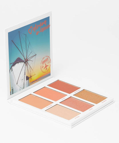 Glowing in Greece Blush & Highlighter Palette