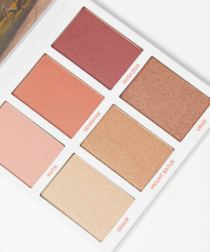 Blushing in Bali Blush & Highlighter Palette
