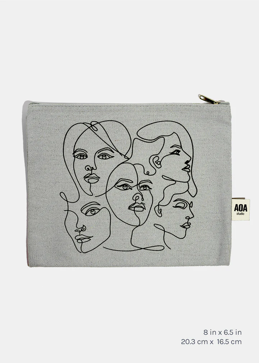Paw Paw Canvas Bag - Girls Sketch