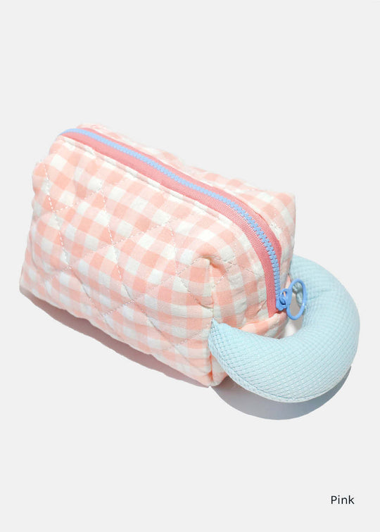 a2o Lab Lightweight Makeup Pouch - Pink