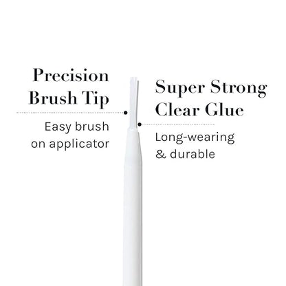 Strip lash glue clear
