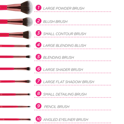 Bombshell Beauty Brush Set