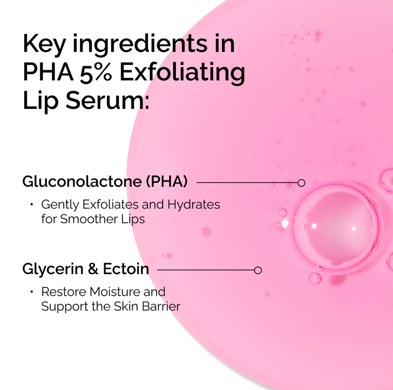 PHA 5% Exfoliating Lip Serum - 15ml
