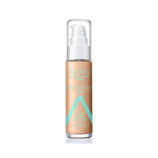 Almay Clear Complexion Makeup 600 Sand 4 in 1 Blemish Eraser Foundation